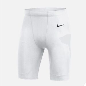 Nike Men's White Athletic football shorts with thigh pad slots xxl